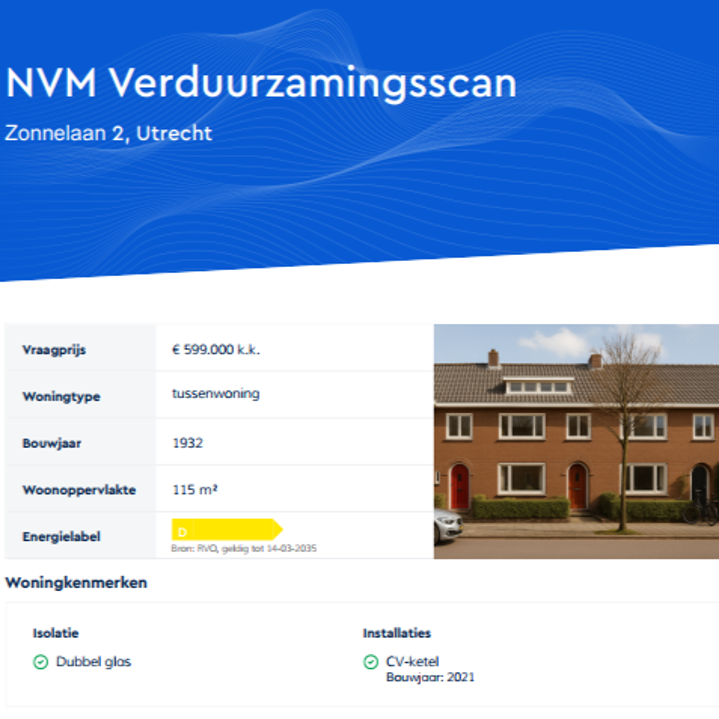 NVM Verduurzamingsscan 2