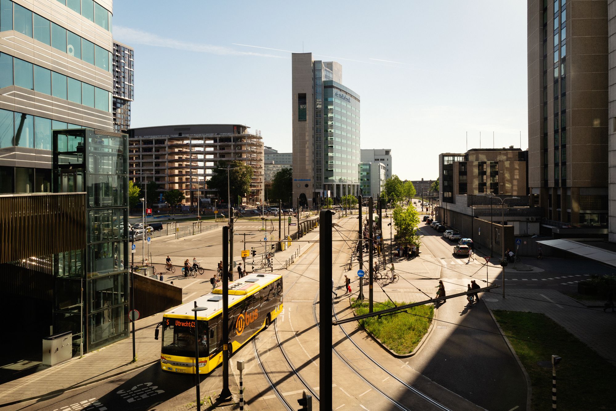 Stad stationsgebied